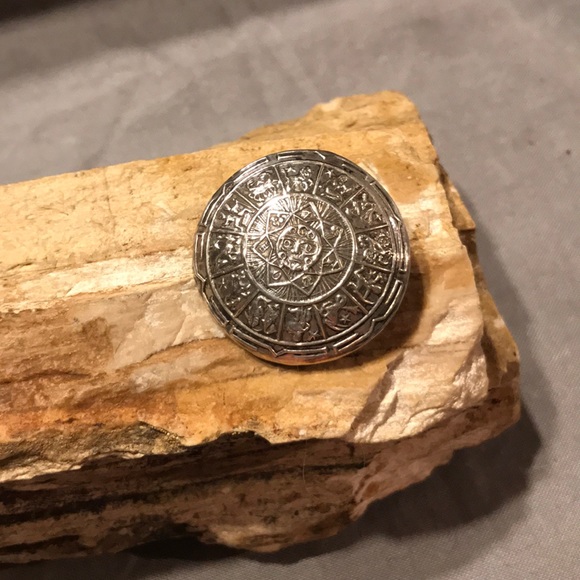 Vintage Jewelry - Sterling Silver Zodiac Calendar